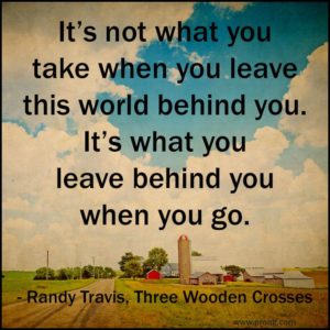 Randy Travis Quote | Drager Farms, Marietta PA